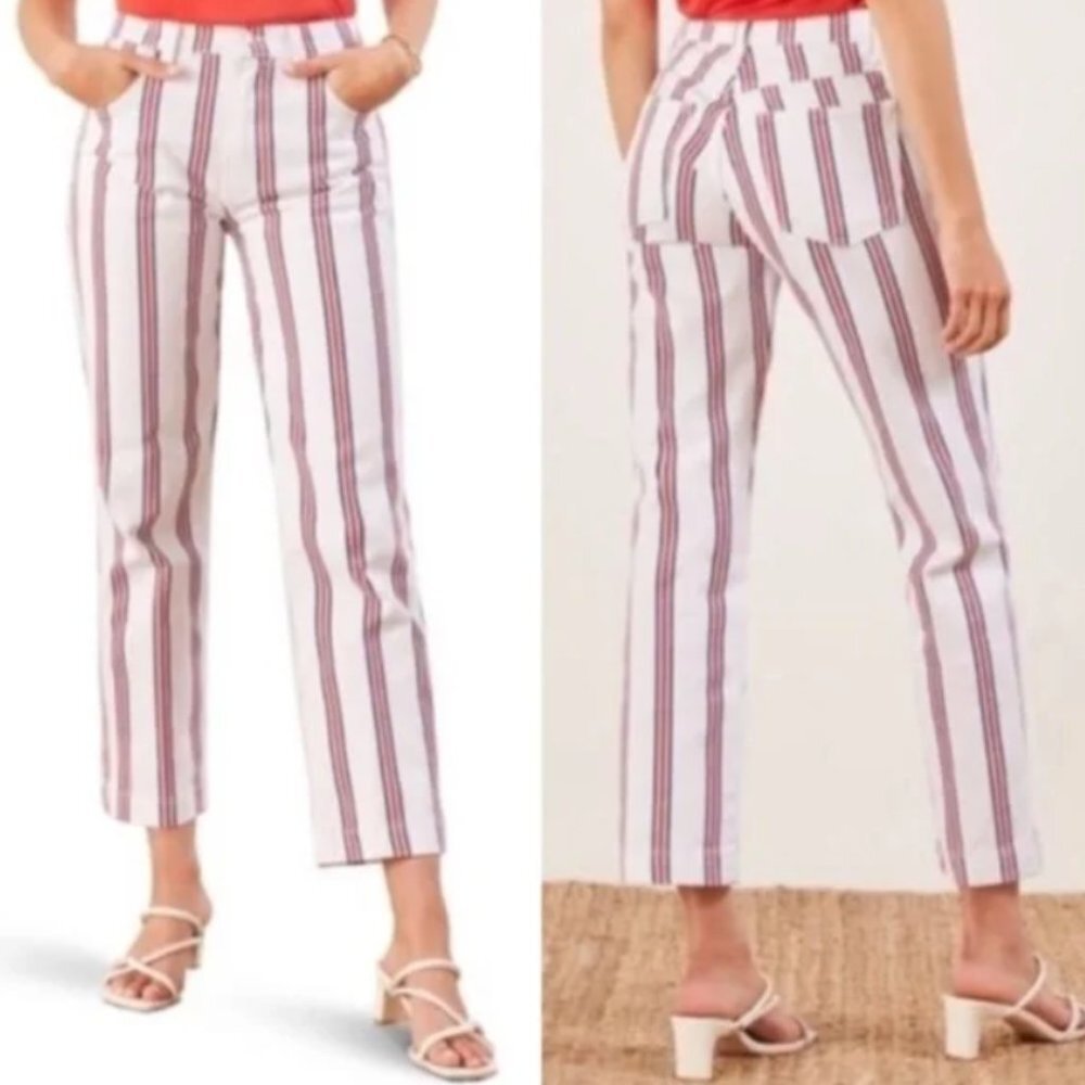 NWT Reformation roper crop straight jeans
